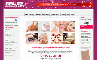 beaute-directe.com website preview