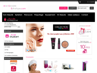 mon-grossiste-esthetique.com website preview