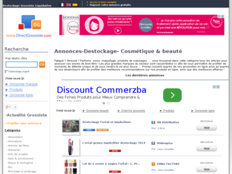 cosmetique-et-beaute.directgrossiste.com website preview