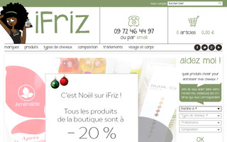 ifriz.fr website preview