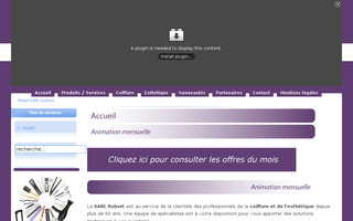 robertsarl-coiffure.fr website preview