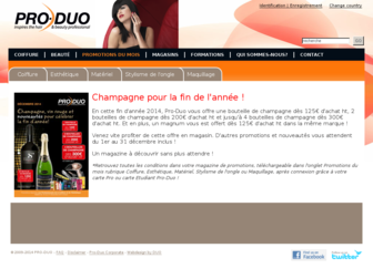 pro-duo.fr website preview