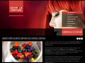 centrale-coiffure.com website preview