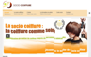 socio-coiffure.fr website preview