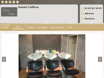 daniel-coiffure-besancon.fr website preview