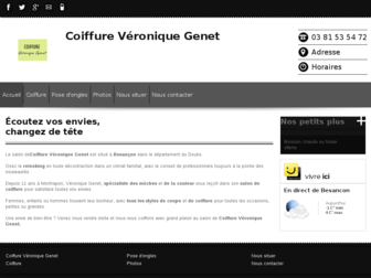 coiffure-veronique-genet.fr website preview