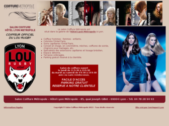 coiffure-metropole.com website preview