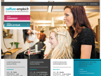 coiffure-emploi.fr website preview