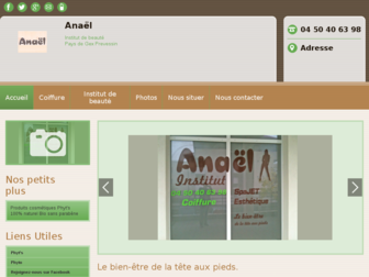 anael-institut-coiffure.fr website preview