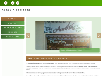 aurelia-coiffure.com website preview