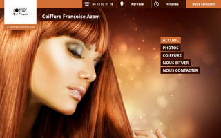 coiffure-azam.com website preview
