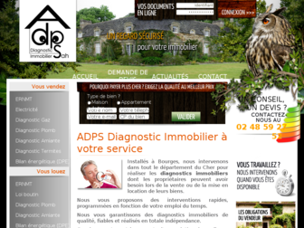 adpsdiag.fr website preview