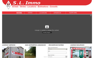 sli-cher.fr website preview