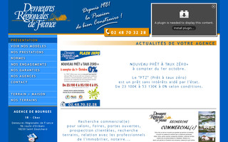 drf-bourges.fr website preview