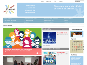 ville-vierzon.fr website preview