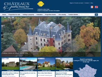 chateauxetpatrimoine.com website preview