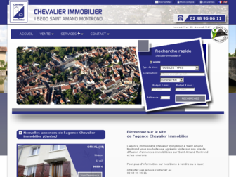 chevalier-immobilier.fr website preview