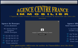 centrefrance-immo.fr website preview