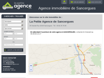 lpa-immobilier-sancergues.com website preview