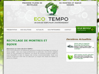 ecotempo.net website preview