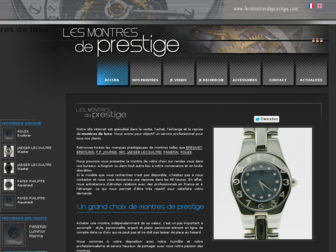 lesmontresdeprestige.com website preview