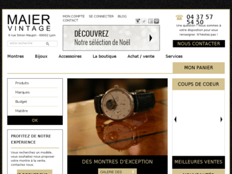 maier-vintage.fr website preview