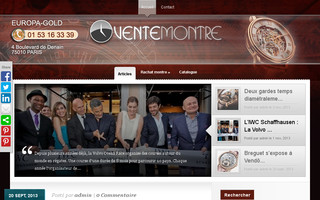 ventemontre.fr website preview