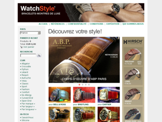 watchstyle.fr website preview