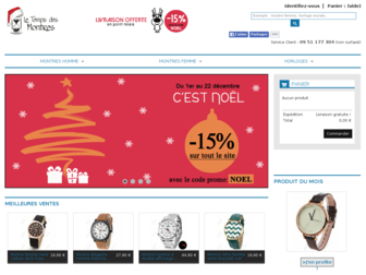 le-temps-des-montres.fr website preview