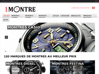 1montre.fr website preview