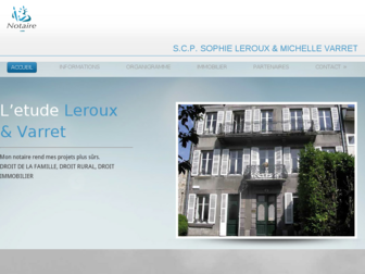 leroux-varret.notaires.fr website preview