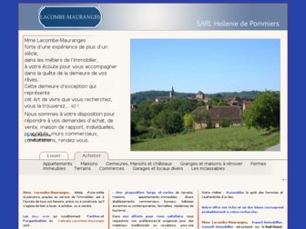 lacombe-mauranges.com website preview
