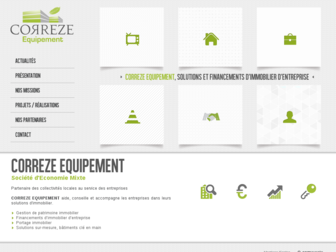 correze-equipement.com website preview