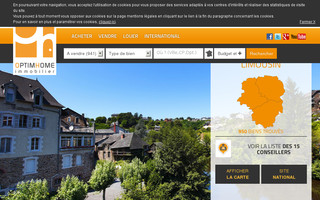 limousin.optimhome.com website preview