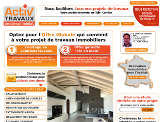 tulle-correze.activ-travaux.com website preview