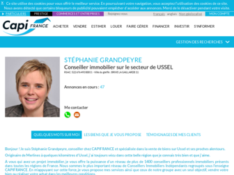 stephanie.grandpeyre.capifrance.fr website preview