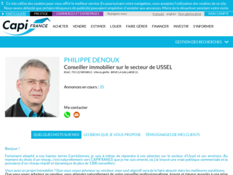 philippe.denoux.capifrance.fr website preview