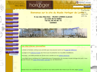 musee-horloger-lorris.fr website preview