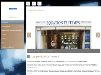equationdutemps-horlogerie.fr website preview
