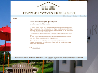 paysan-horloger.ch website preview