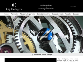 caphorlogerie.fr website preview