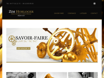 zim-horloger.fr website preview