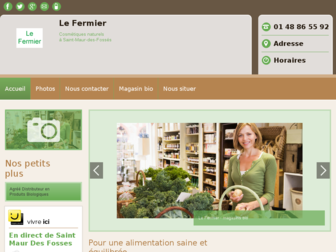 le-fermier-bio.fr website preview