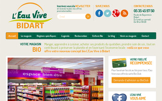 eau-vive-bidart.com website preview