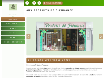 produits-fleurance.com website preview