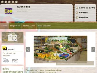 avenir-bio-rennes.fr website preview