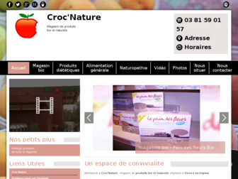crocnature.fr website preview