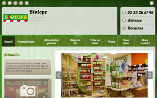 magasin-bio-alencon.fr website preview