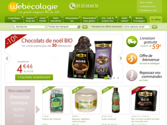 webecologie.com website preview