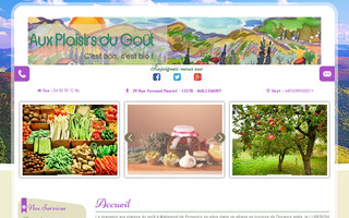 magasin-bio-auxplaisirsdugout.fr website preview